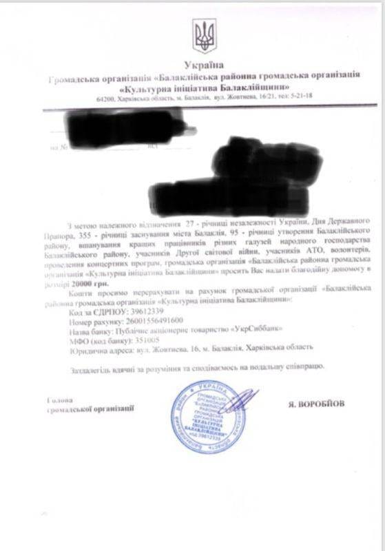 «Культурна ініціатива Балаклійщини» Якова Воробйова