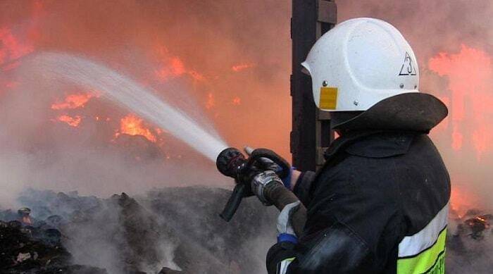 Пожар на свалке вблизи Балаклеи: кто виноват?