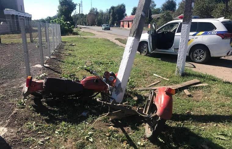 В Змиевском районе разбился мотоциклист, мужчина скончался