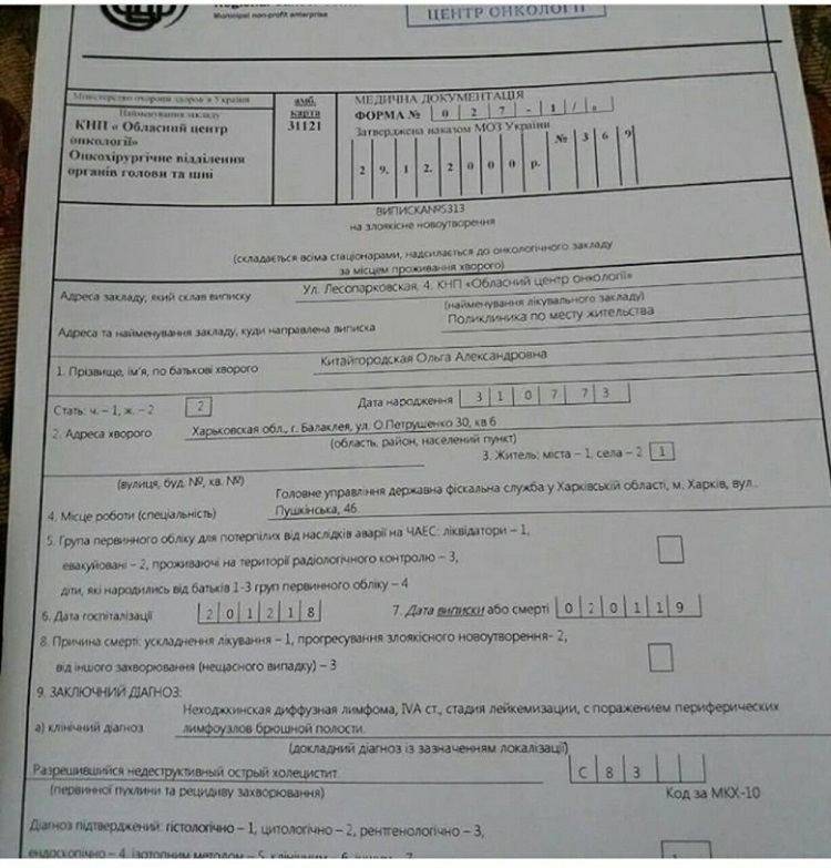 выписка