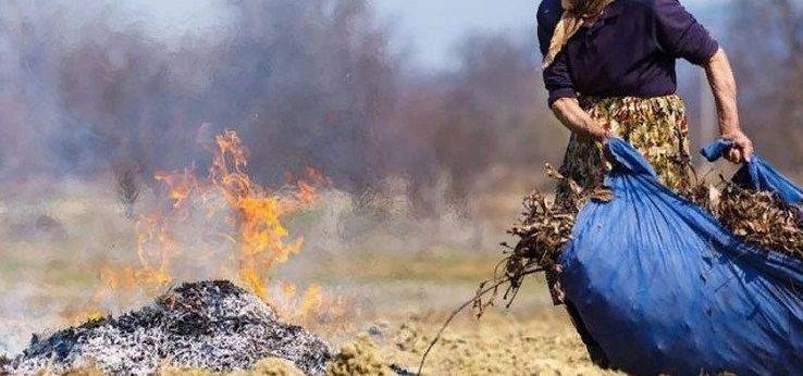 За спалювання трави та сміття хочуть виписувати штраф до 3400 гривень