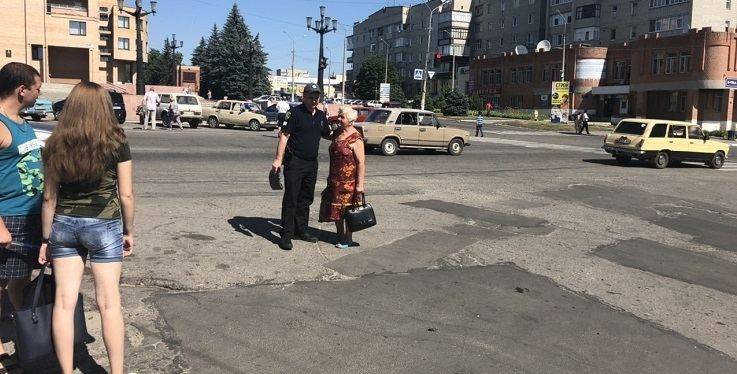 Сьогодні поліцейські провели рейд на пішоходів-порушників