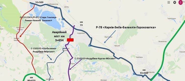 Дві сумнівні, пов’язані фірми розіграли ремонт мосту через Сіверський Донець вартістю в 50 мільйонів