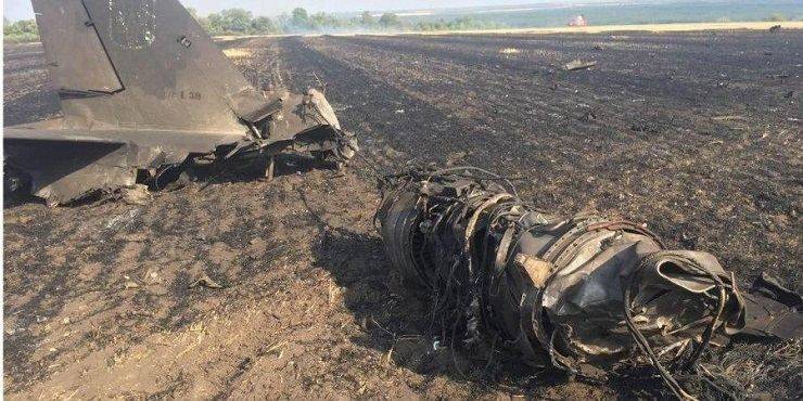 В Харьковской области разбился учебный самолет
