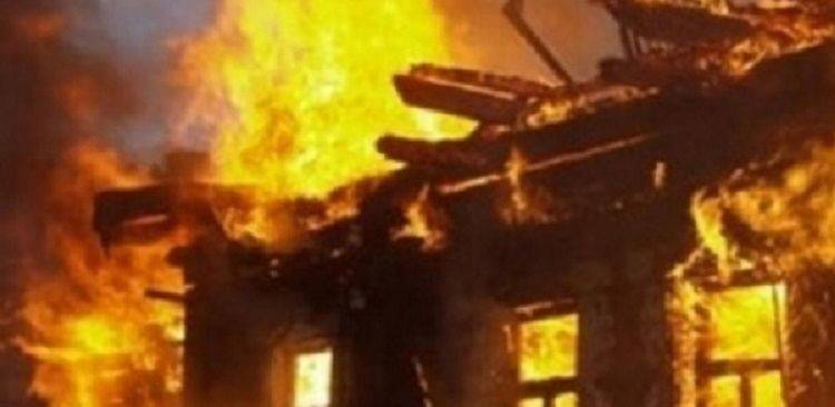 Пожежою в селищі Андріївка знищено будинок (фото)