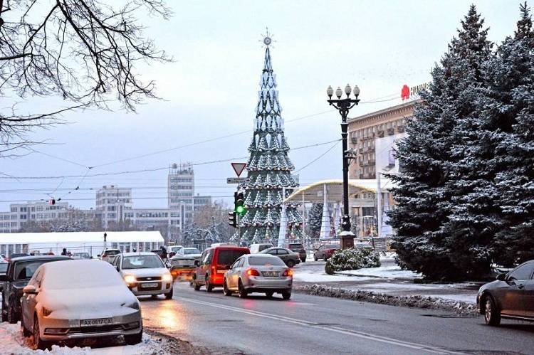 Які ялинки засвітили у громадах Харківщини – ФОТО
