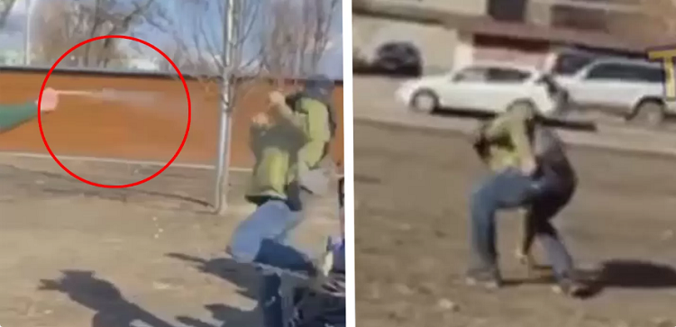 У Харкові чоловік побився з підлітком (відео)