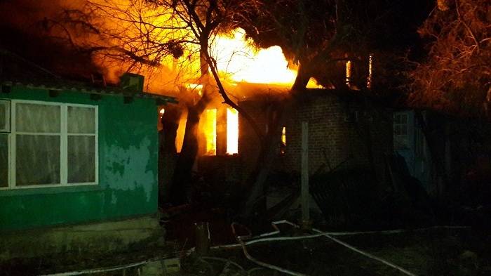 В Ізюмському районі під час пожежі загинула людина