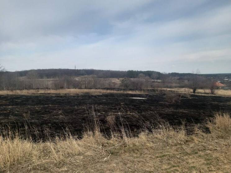 На Харківщині серед палаючої трави знайшли труп жінки