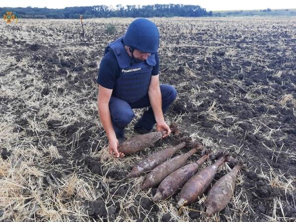В полях Балаклейской и Савинской общин обнаружили артснаряды