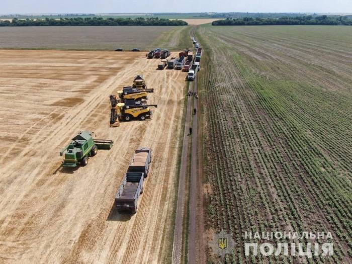 В Ізюмському районі з поля вкрали пшеницю