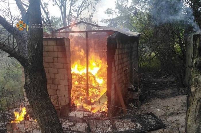 Под Харьковом на сгоревшей даче обнаружили тело мужчины
