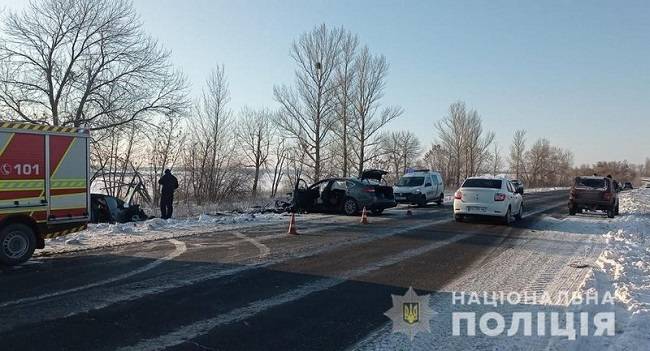 На трассе под Харьковом произошло смертельное ДТП