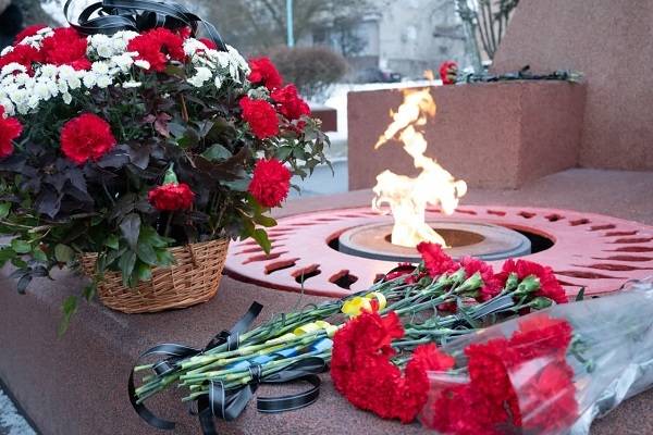 Відбулось урочисте покладання квітів до пам’ятника загиблим воїнам на Алеї Слави з нагоди 79-ої річниці визволення міста Балаклія від фашистських загарбників