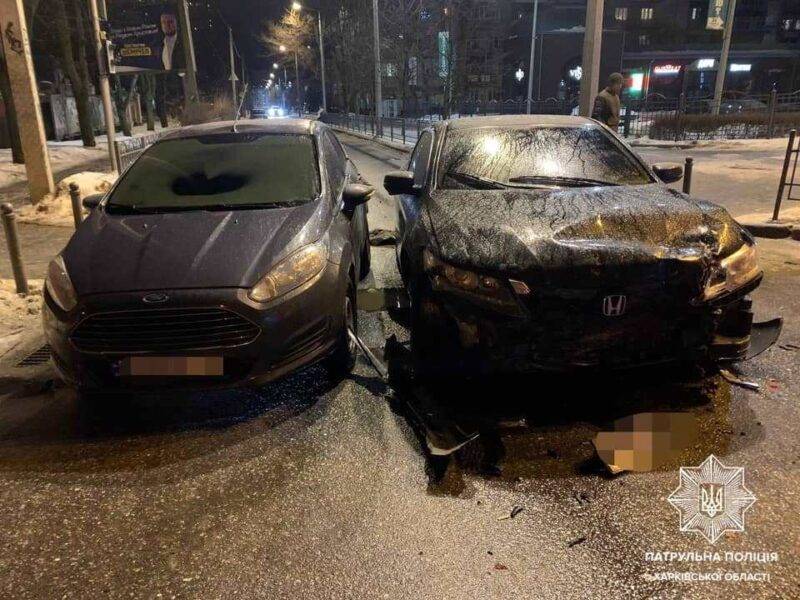 Тройное ДТП в центре Харькова: водитель музыканта Сергея Бабкина пострадал