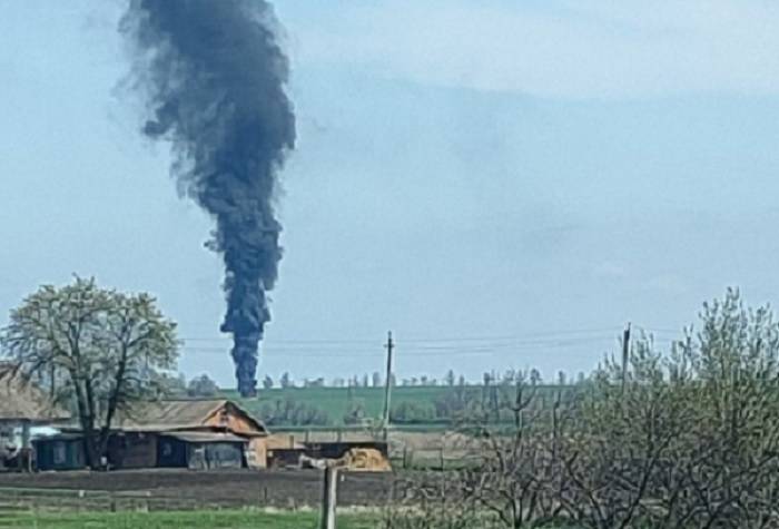 В районе временно оккупированной Балаклеи сбили вражеский самолет Су-34