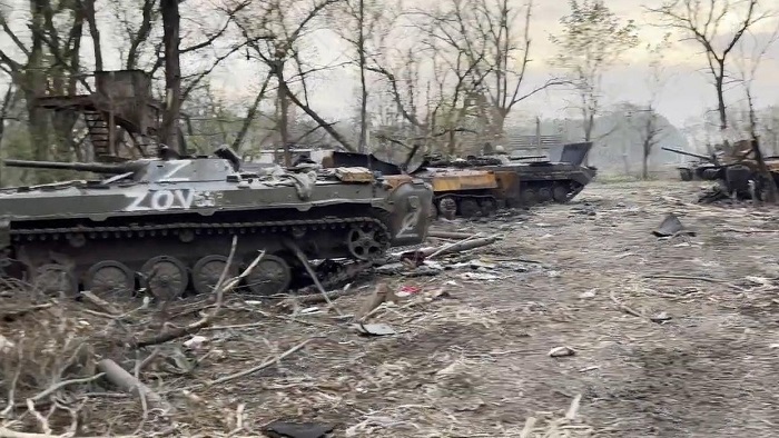 Ворог намагається покращити тактичне положення в районі Ізюма та відновити наступ на місто Слов’янськ – війна 92 день