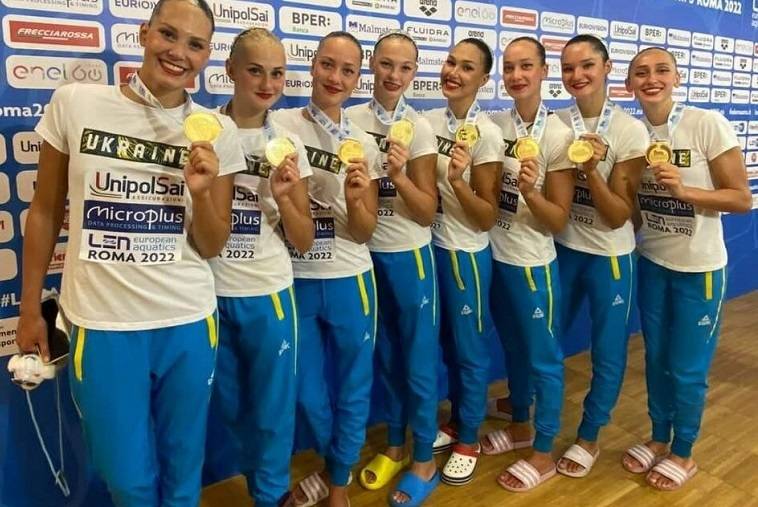 Харьковские синхронистки завоевали золотую медаль на чемпионате Европы