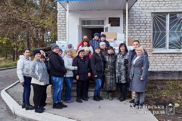В Балаклію привезли гуманітарку з Франції