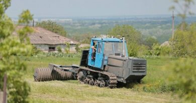В Балаклійській громаді працює унікальна машина для розмінування