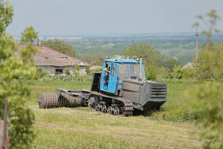 В Балаклійській громаді працює унікальна машина для розмінування