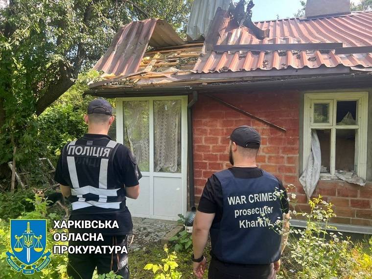 В прокуратурі показали наслідки обстрілу Балаклії
