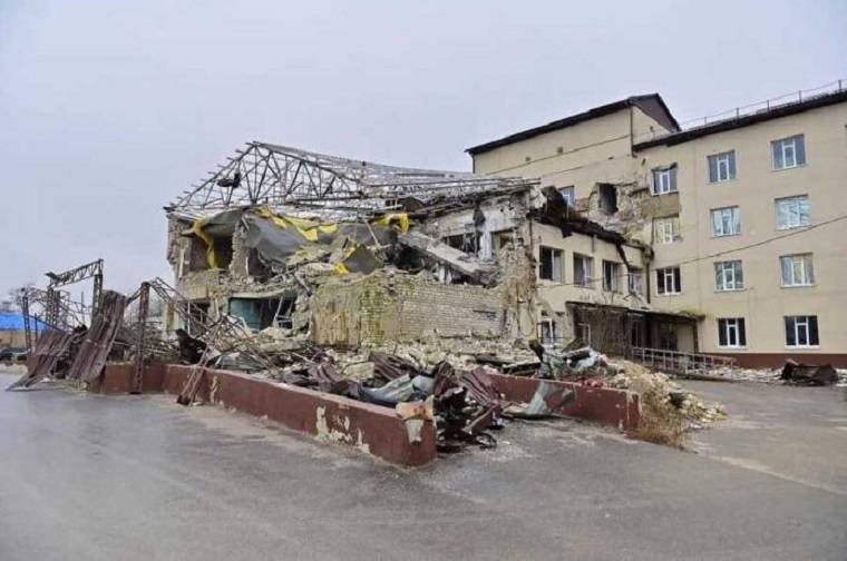 В Ізюмі відбудуть центральну міську лікарню: ескіз проєкту