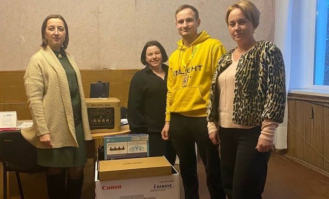 Балаклейской ОТГ от ХОМГО «Просвещённая инициатива»