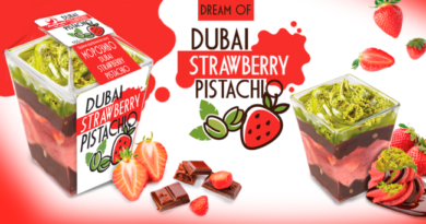 Морозиво Dubai strawberry-pistachio